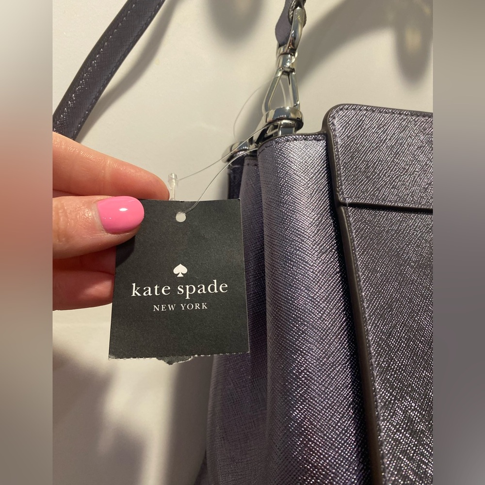 Kate Spade Madison Metallic Saffiano Women's Crossbody Bag - NWT - Picture 3 of 12